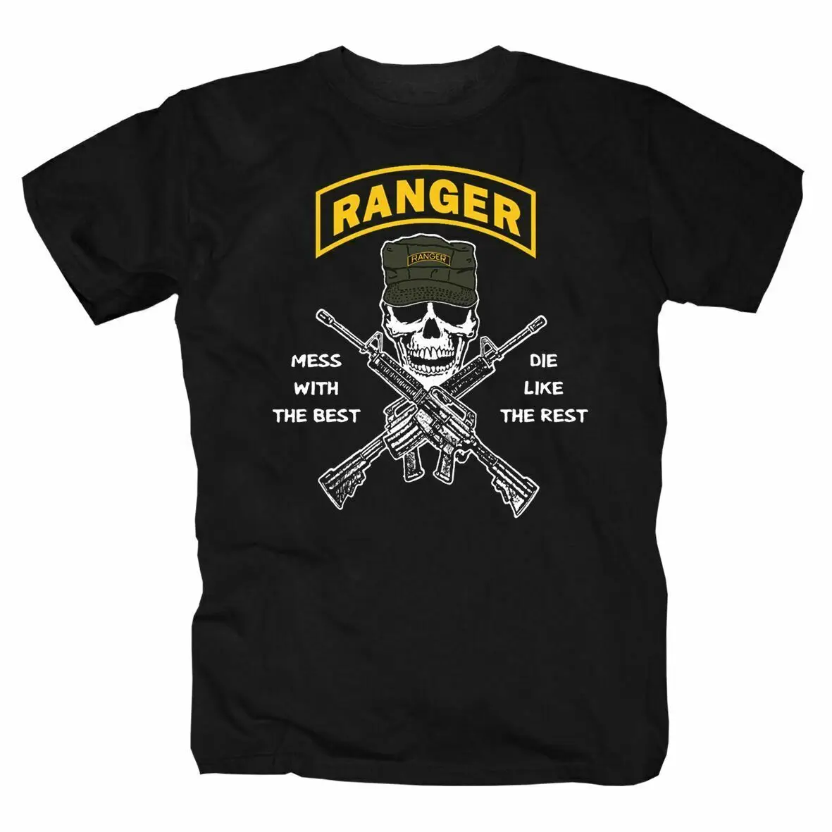 

Ranger United States Army USA Armee Spezialeinheit T-Shirt Men's 100% Cotton Casual T-shirts Loose Top Size S-3XL