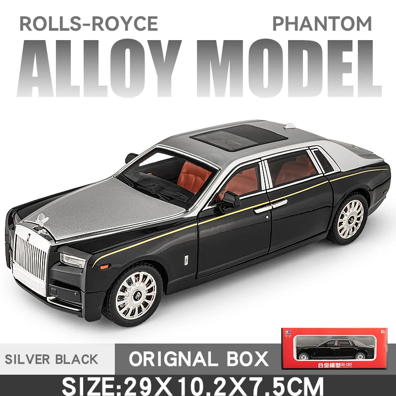 1:18 Rolls Royce Phantom Alloy Luxy Car Model Diecasts Metal