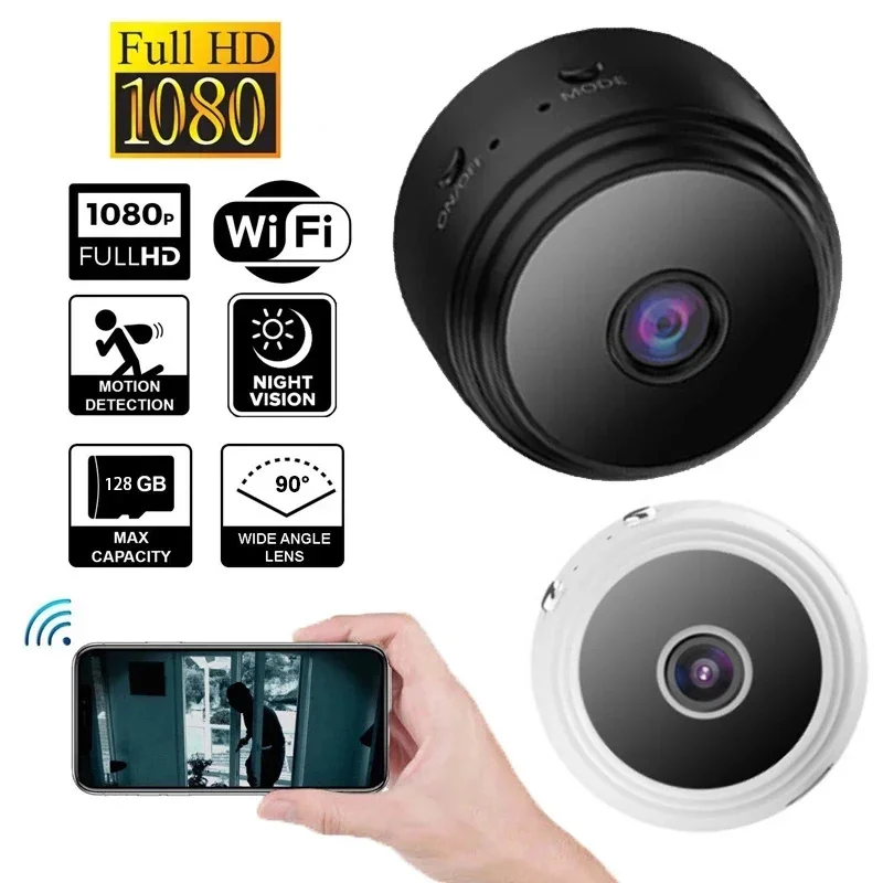 A9 WiFi Mini Camera Wireless Video Recorder Voice Recorder Security Monitoring Camera Smart Home For Infants And Pets