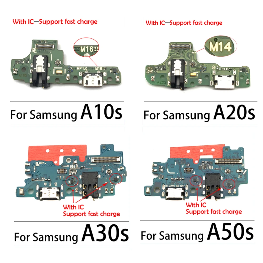 

50PCS 100% Tested Charging Flex Cable For Samsung A10S A20S A30S A50S A70S USB Charger Port Dock Connector With Mic Flex Cable