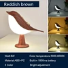 LED Night Light 3 Colors Touch Switch Bedside Light Dimmable Bird Lamps Lasting and Durable Protection Eye Warm Home Decorations 2