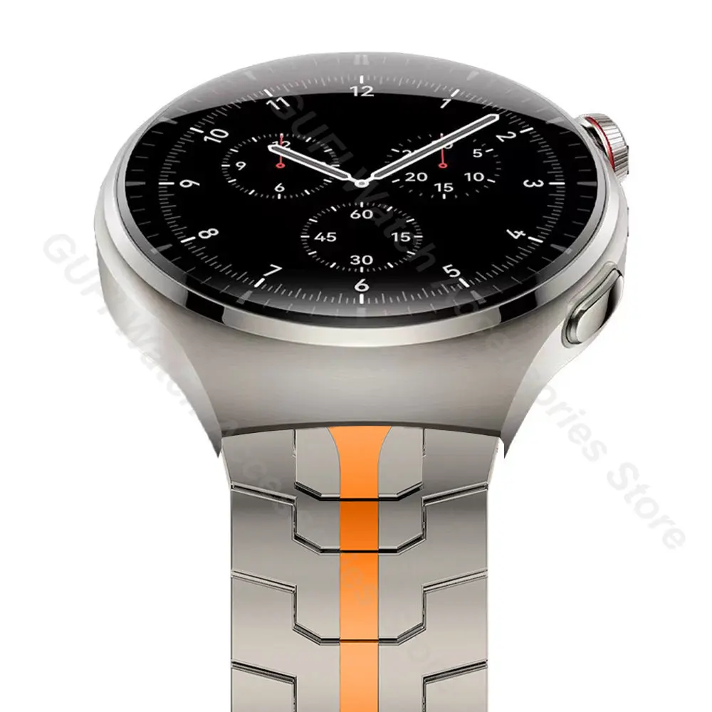 Correa de acero de Color titanio para Huawei Watch 4 Pro GT 3 43 46mm,  Correa deportiva para Samsung Galaxy 6 3/4/5 42 44mm 20 22mm para Seiko -  AliExpress