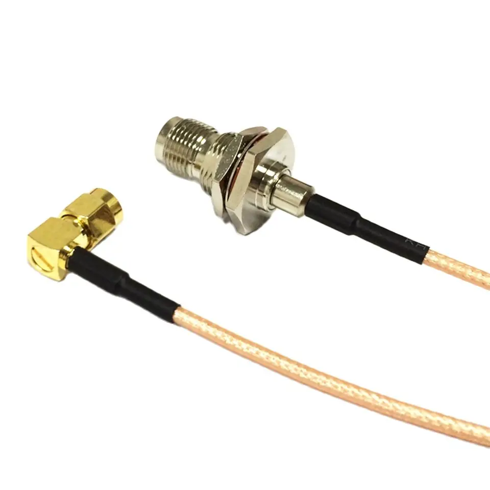 RG316 RF Coassiale Cavo TNC Maschio a TNC Femmina Paratia Codino Cavo 0