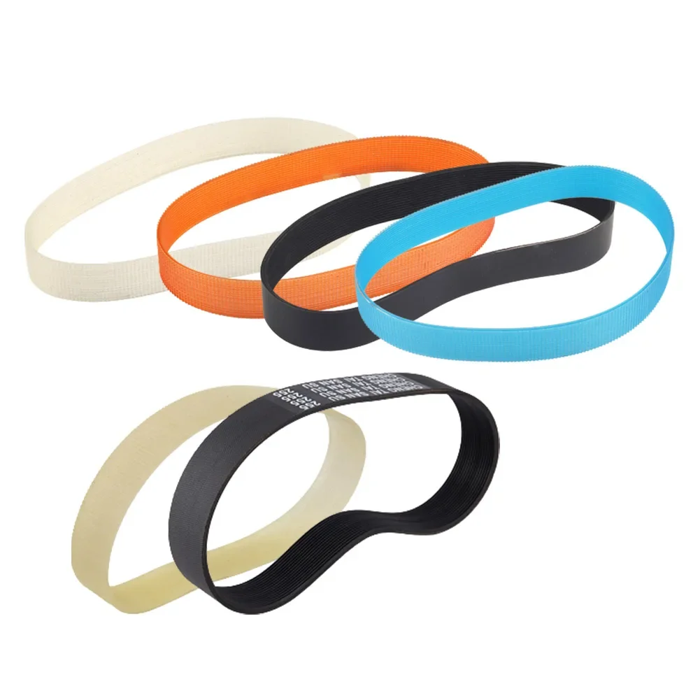 

1pc 490mm X 25mm Electric Sawing Machine Belt - Polyurethane, Rubber 2.5-3mm, White, Blue, Orange, Black Suitable For Type 255
