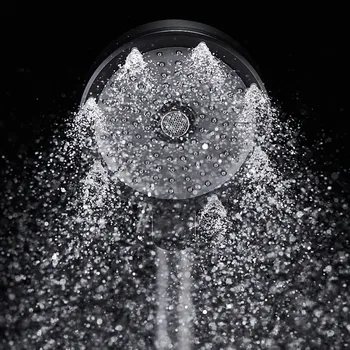 หัวฝักบัวแรงดันสเปรย์อเนกประสงค์ หัวฝักบัวนวด ฝักบัวแบนแบบใช้มือถือ 1