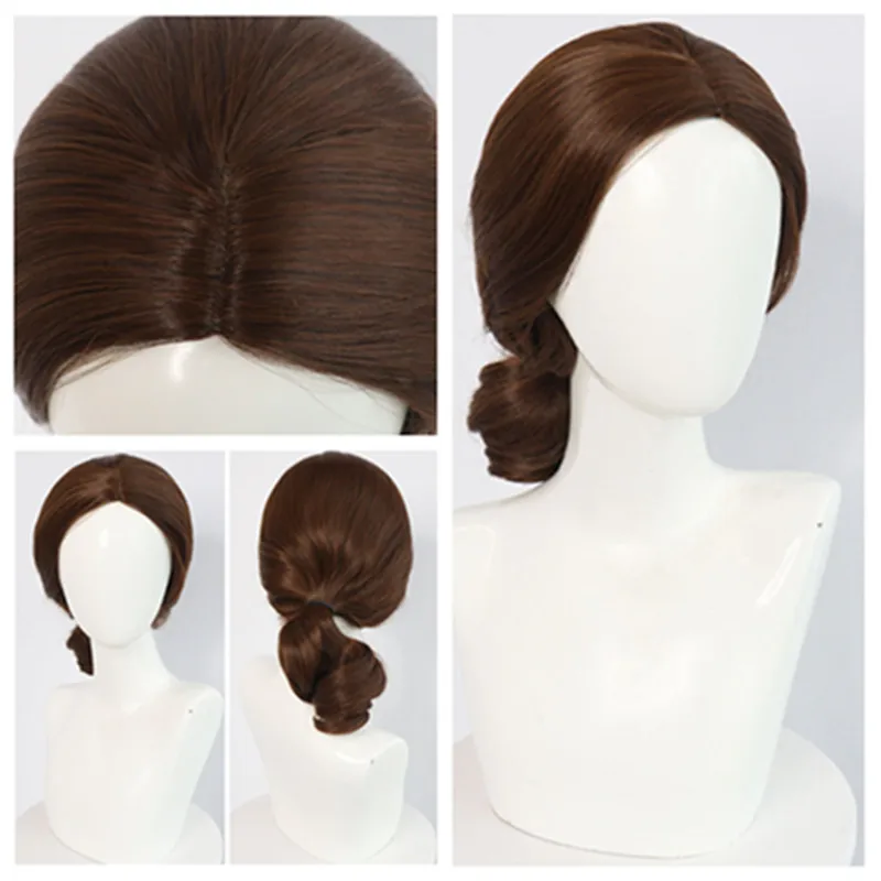 

Padme Cos Amidala Cosplay Wig Heat Resistant Synthetic Hair Adult Women Fantasy Halloween Carnival Costume Accessories Props