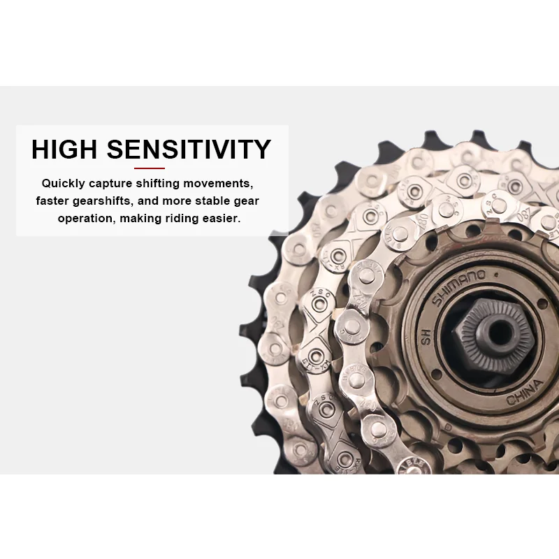 RIDERACE Fahrradkette 116L 8 9 10 11 12-Gang Silber Ultraleichte Mountainbike-Rennradkette für 24/27/30 Kette mit variabler Geschwindigkeit – Detail 7