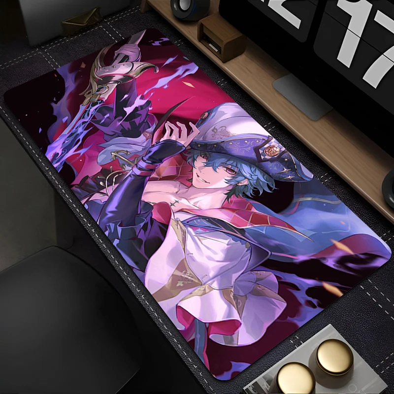 Mouse Pad Computer Wuthering Waves Mousepad Laptop Anime Brant Gamer Rubber Keyboard Pad PC Gaming Accessories Desktop Mouse Mat