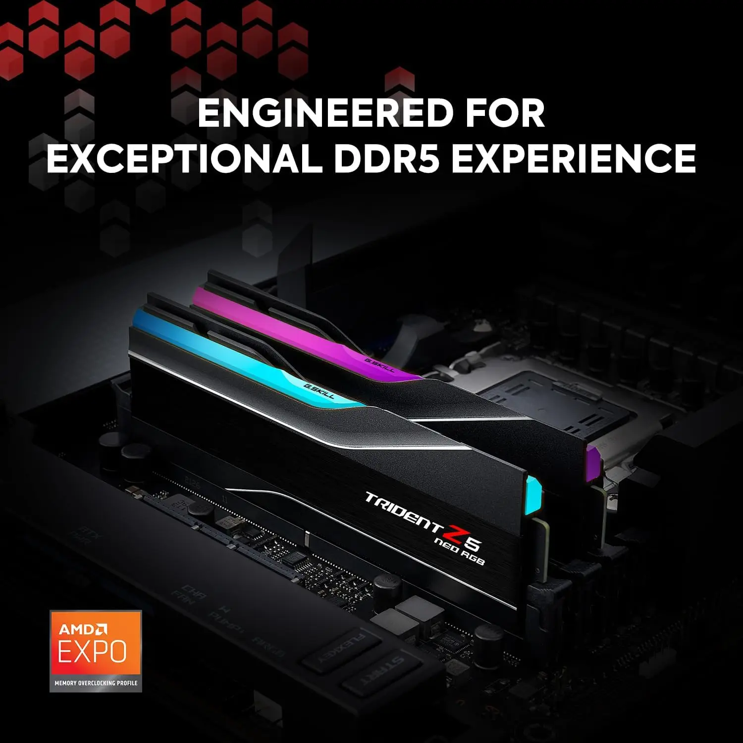 G.SKILL Trident Z5 Neo RGBシリーズ (AMD Expo) DDR5 RAM 32GB