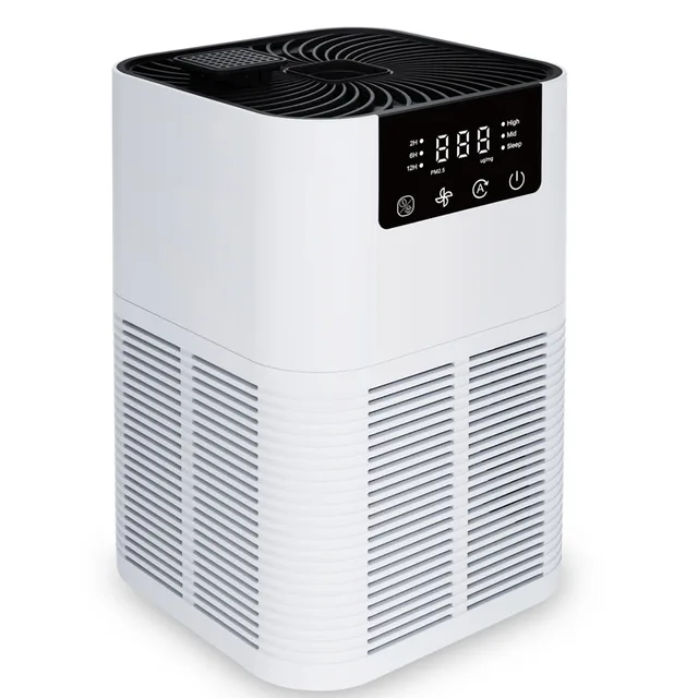 Air Cleaner for Living Room Home with HEPA Filter Portable Small Air Purifier for Allergies Pollen Dust Purifying Air EU/US Plug 1
