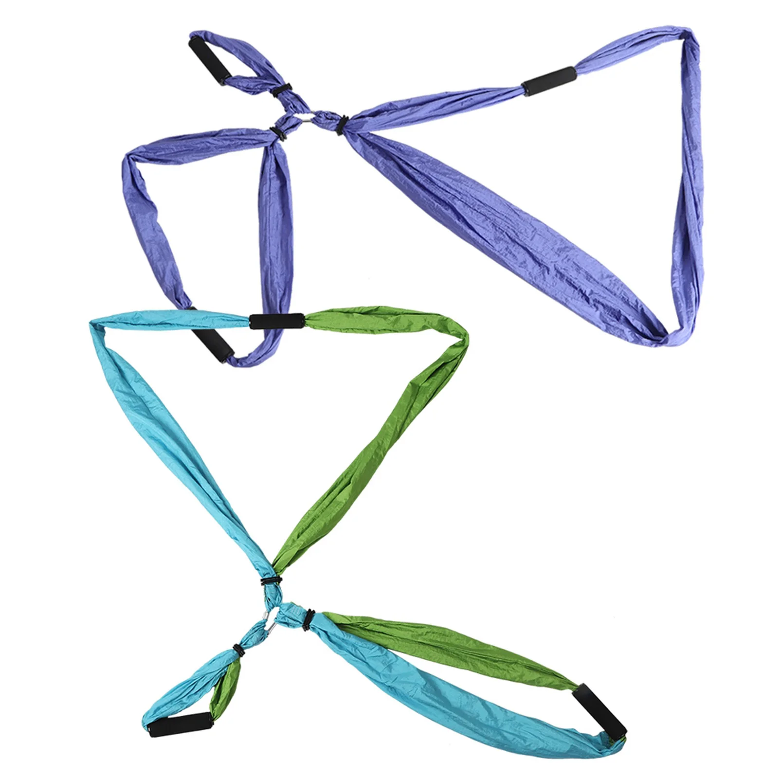 6 Handles Aerial Yoga Hammock Flying Swing Anti Gravity Yoga Pilates Inversion Exercises Device Outdoor Indoor Swing Belt yoga hammock