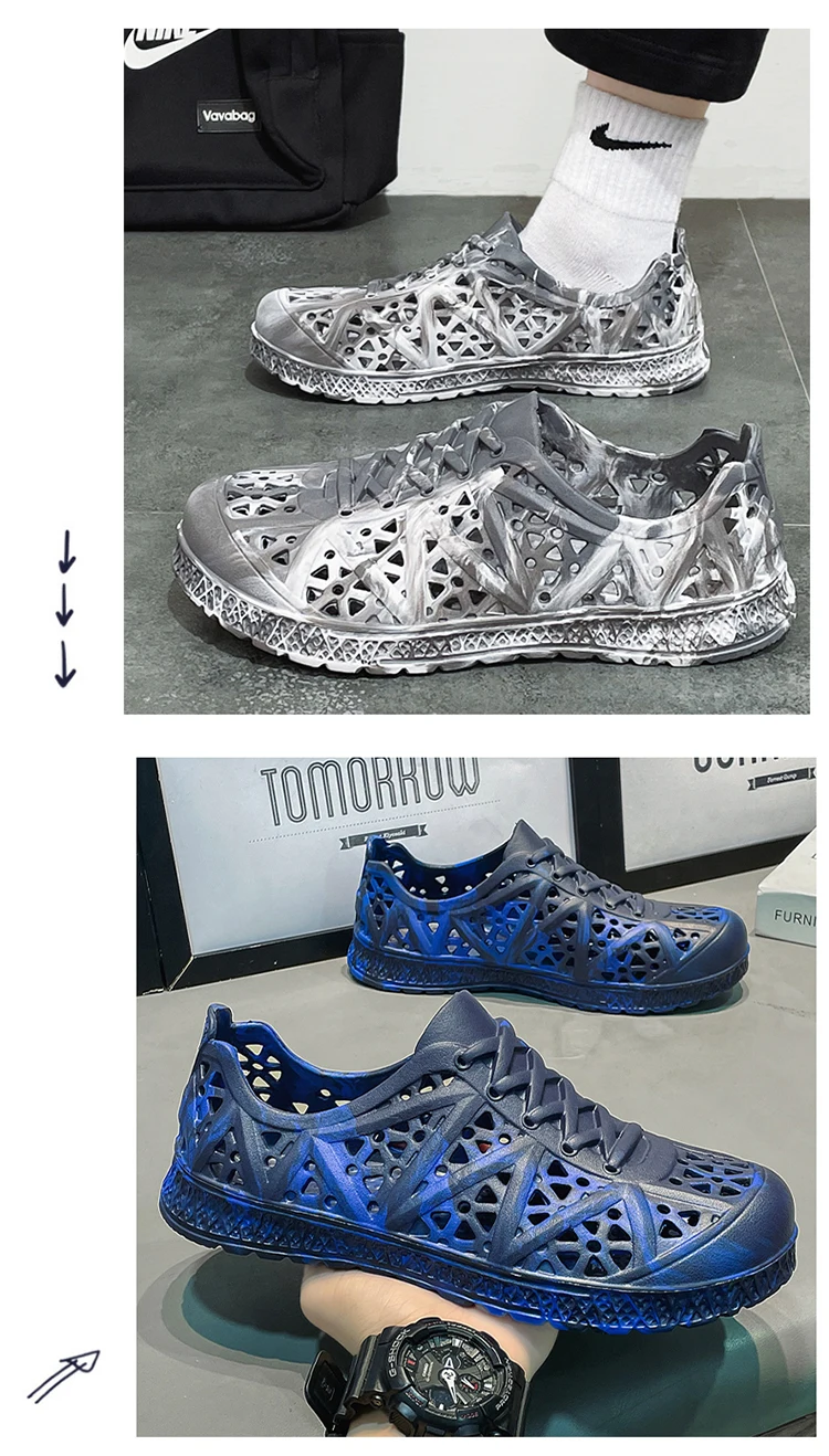 Sommersandalen für Herren, Wassersport, Hausschuhe für mittlere und ältere Menschen, leichte, schnell trocknende Strandschuhe_voghion.com