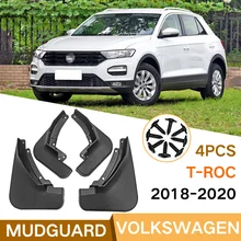 

Mud Flaps For Volkswagen VW T-ROC 2018 2019 2020 Mudflaps Splash Guards Front Rear Mudguards Fender Car Accessories