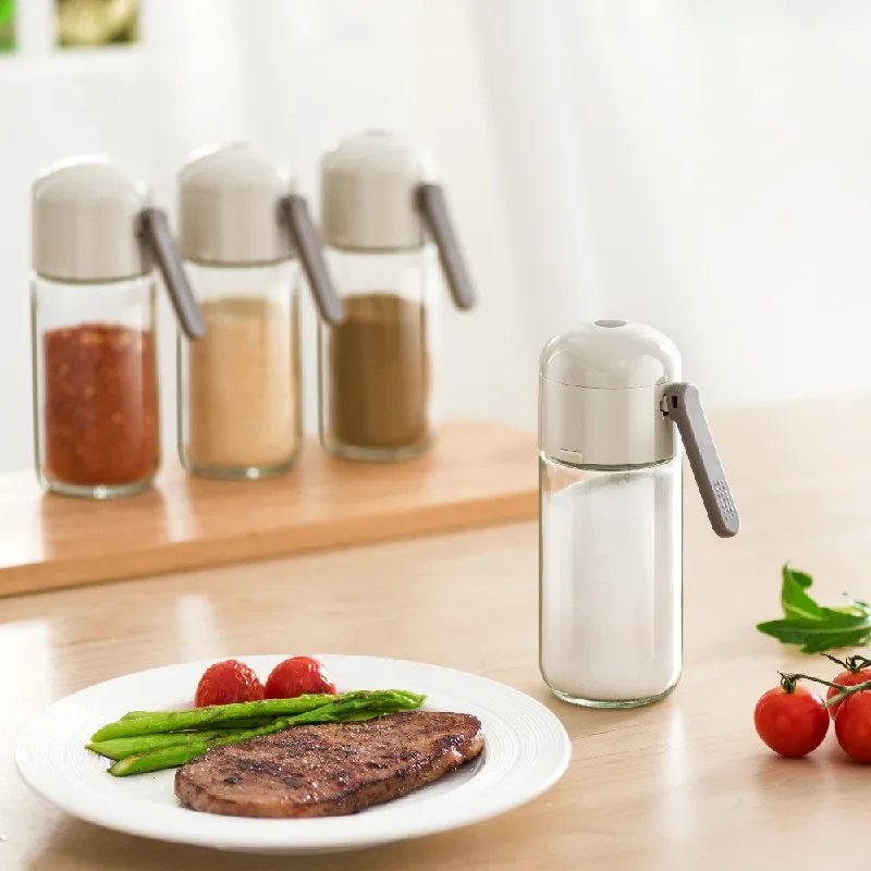 Salt And Pepper Shaker Set, Press Type Ration Quantitative