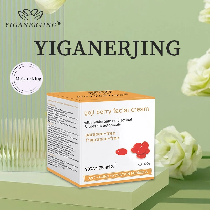 2Pc YIGANERJING Wolfberry Face Cream Herbal Facial Cream Rejuvenate Skin Whitening Anti Wrinkle Aging Moisturizing Skin