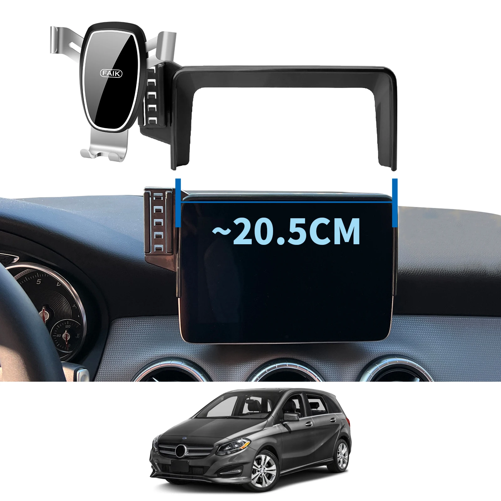 Car Phone Holder for Mercedes-Benz B-Class 220 220d W246 2012~ GPS Bracket Navigation Stand Auto Accessories