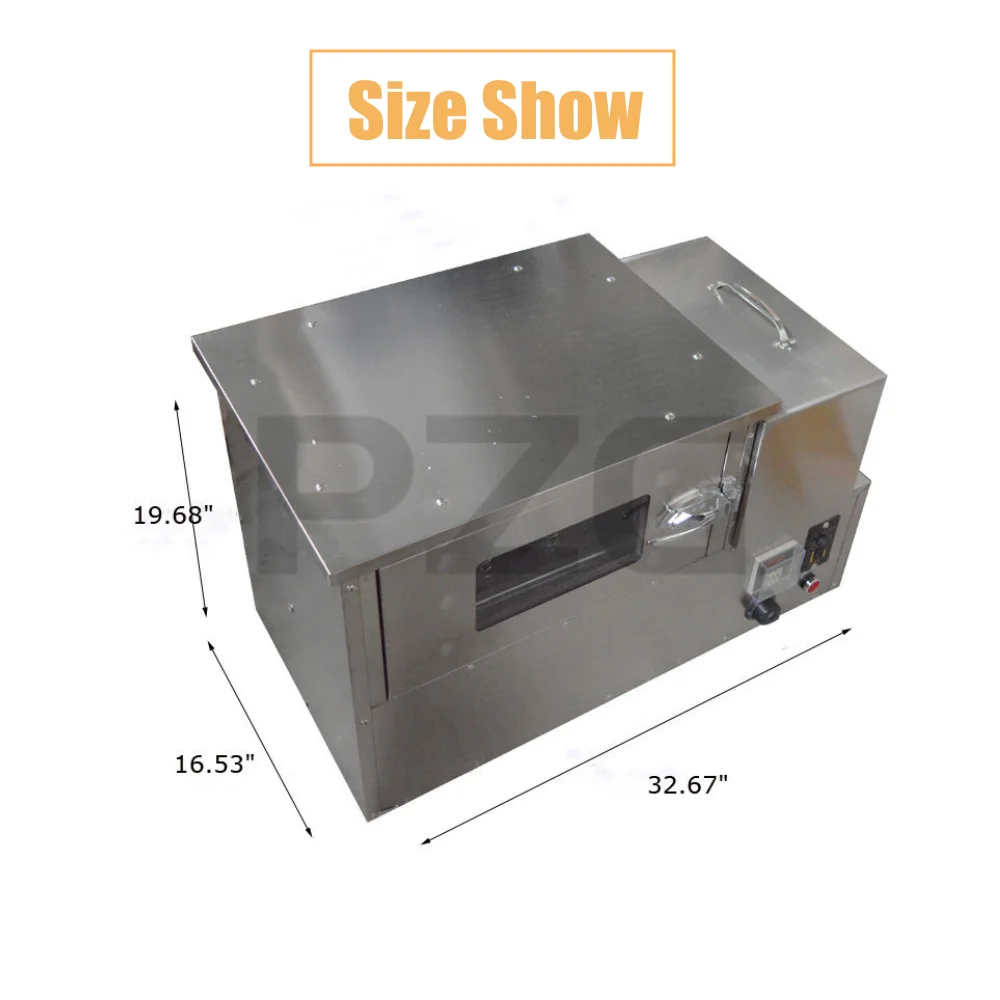 12pcs/batch Stainless Steel Cone Pizza Rotary Oven Kono Cone Pizza Baking Machine Mini
