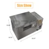 12pcs/batch Stainless Steel Cone Pizza Rotary Oven Kono Cone Pizza Baking Machine Mini 2