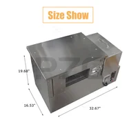 12pcs/batch Stainless Steel Cone Pizza Rotary Oven Kono Cone Pizza Baking Machine Mini 2