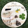 Wooden Flower Stand Spring Outdoor Exploration Of Nature Game Baby Parent-Child Interactive Toys Easy Install (Round) 4