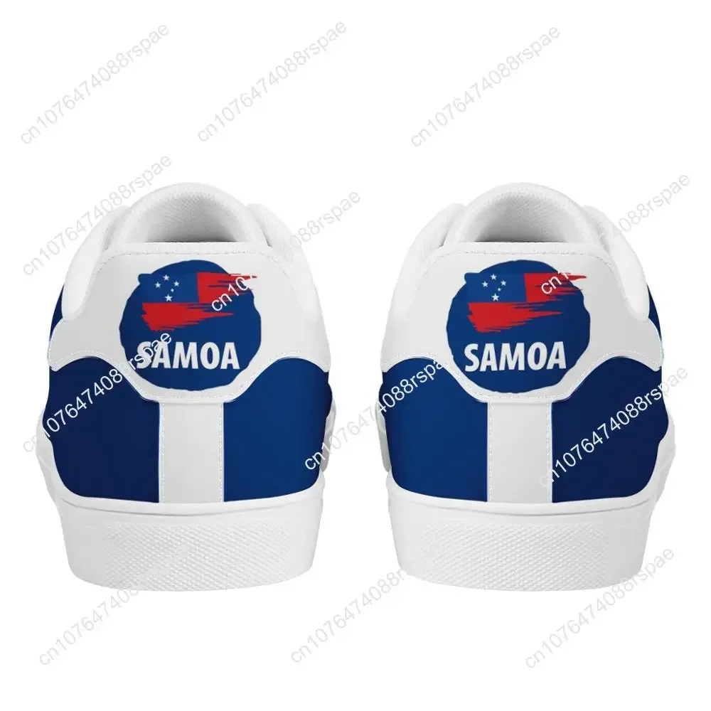 Blue Soft Flat Sneaker America Polynesian Samoa Tribal Printing Custom Man Lightweight Walking Sport Shoes Women Running Shoes