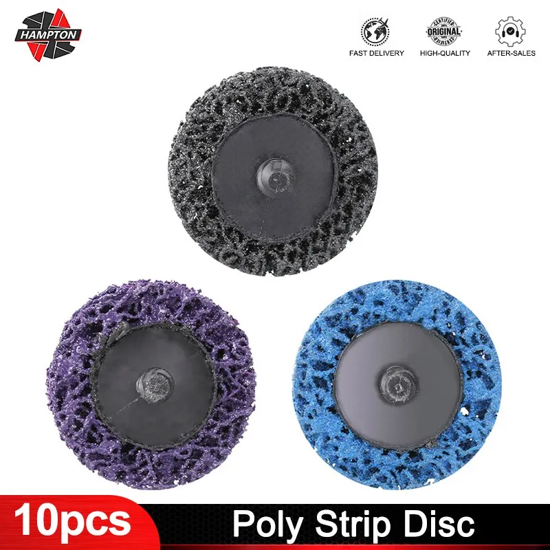 thumbnail image 2 of Signi Poly Strip Abrasive Discs - 3 Inch Purple For Paint & Rust Removal (10-Pack) 2 of 5