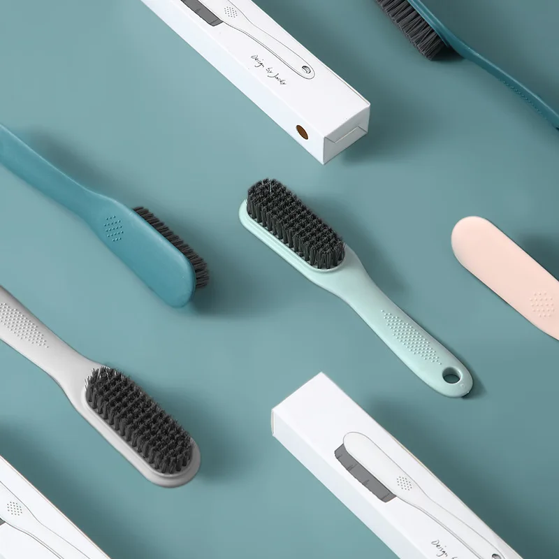 Household Shoe Brush, Laundry Brush, Soft Bristled Brush, Non Damaging Shoe and Clothing Cleaning, Shoe Washing Brush, Long Hand 6