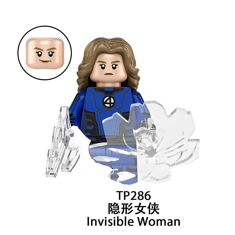 Marvel Fantastic Four Human Torch Bricks Silver Surfer Building Blocks Mini Action Figures Bricks Educational Diy Toys Gifts - Bilde 4