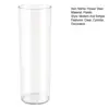 20/25/30/40cm Clear Cylinder Flower Vase Plastic Party Dining Table Centerpiece Hydroponic Holder Plants Container Decoration 5