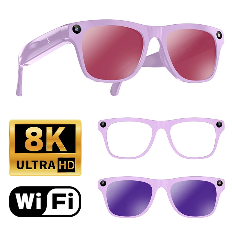 Purple with 3 lenses