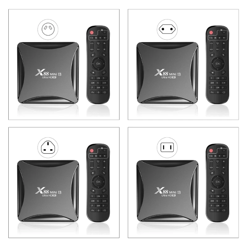 Box X88 Mini 13 RK3528 QuadCore mini 2G+16G Black  Stick for Android13  2.4/5Ghz WIFI Remote Control Drop Shipping android box 2023 for smart tv box 3d 4k d905 video set support for hd 1 8g remote control for hdmi cable iptv drop shipping