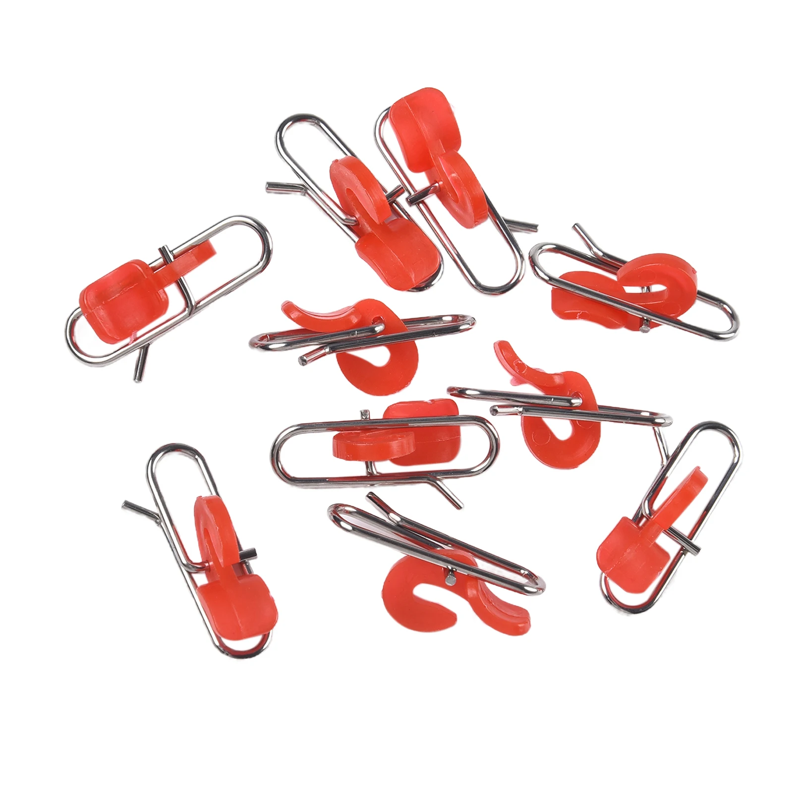 10pcs Stainless Steel Sea Fishing Bait Clip HookBait Release Clip 10pcs Stainless Steel Sea Fishing Bait HookBait Release