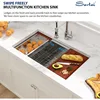 Kitchen Sink Undermount - 33 x 19 Inch Undermount Sink Wall Stand Workstation Deep Single Bowl Undermount Kitchen Sink Basin 5