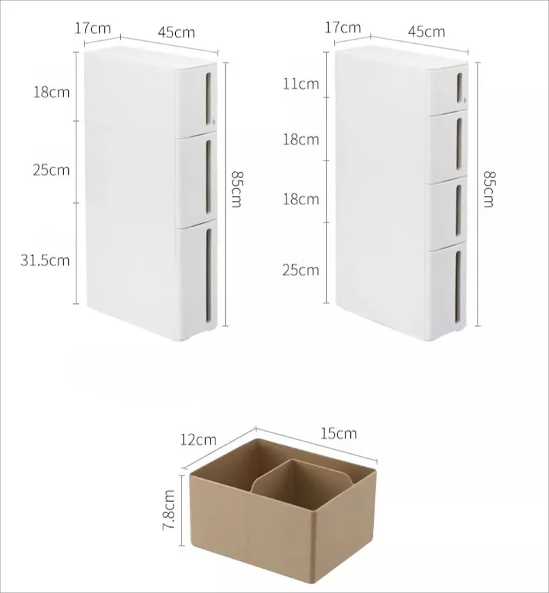 Multi Layer Storage Drawers Narrow Seam