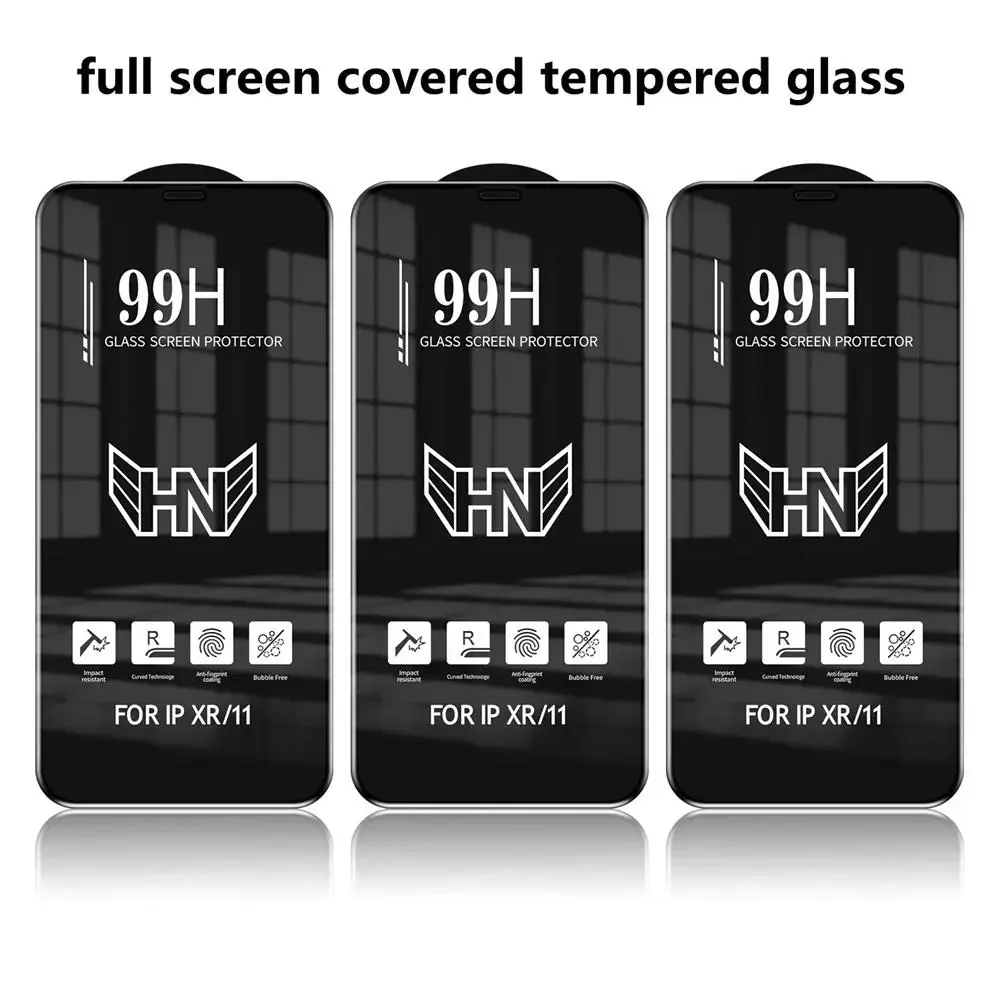 20pcs/lot 99H Hardness Full Body Curved screen Tempered Glass screen protector For IPhone 15 15 pro X XR Xs 11 12 13 14 pro max