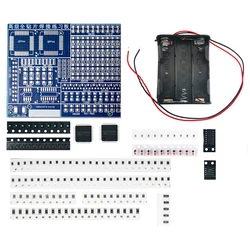 Soldering Practice Electronic Kit - DIY Skill Training with LEDs and Transistors (Parts)