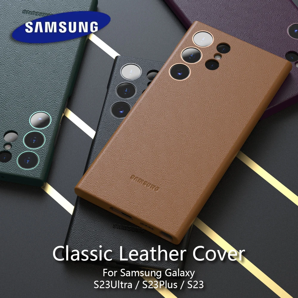 Leather Phone Case - Luxurious Solid Color Full Cover