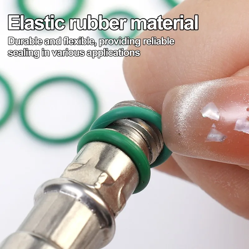Description Picture 5 of item270Pcs Rubber O Ring Gasket Car Air Conditioning Sealing Rings Faucet Pressure Plumbing Repair Elastic Washer Set Assortment Kit