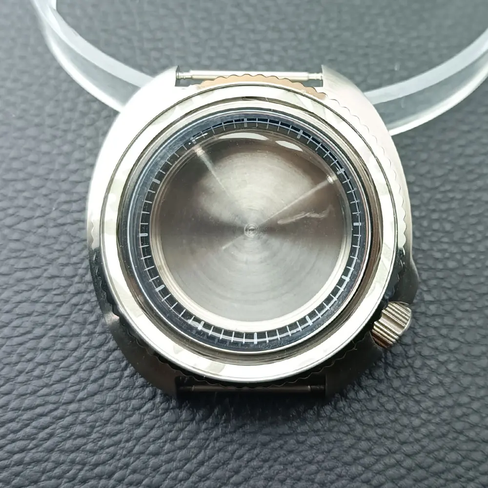 

NH35 case 41mm watch men's steel case FIT NH35 NH36 movement case watch accessories stainless steel for Turtle case