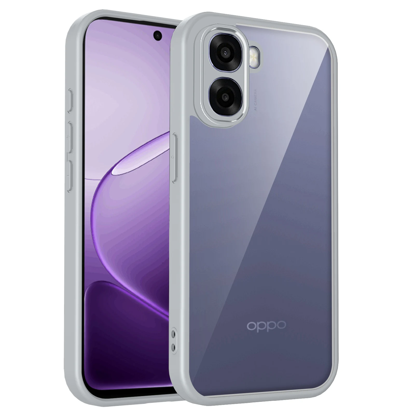 Enhanced Air Cushion Silicone Bumper Matte Back Cover Hard Phone Case