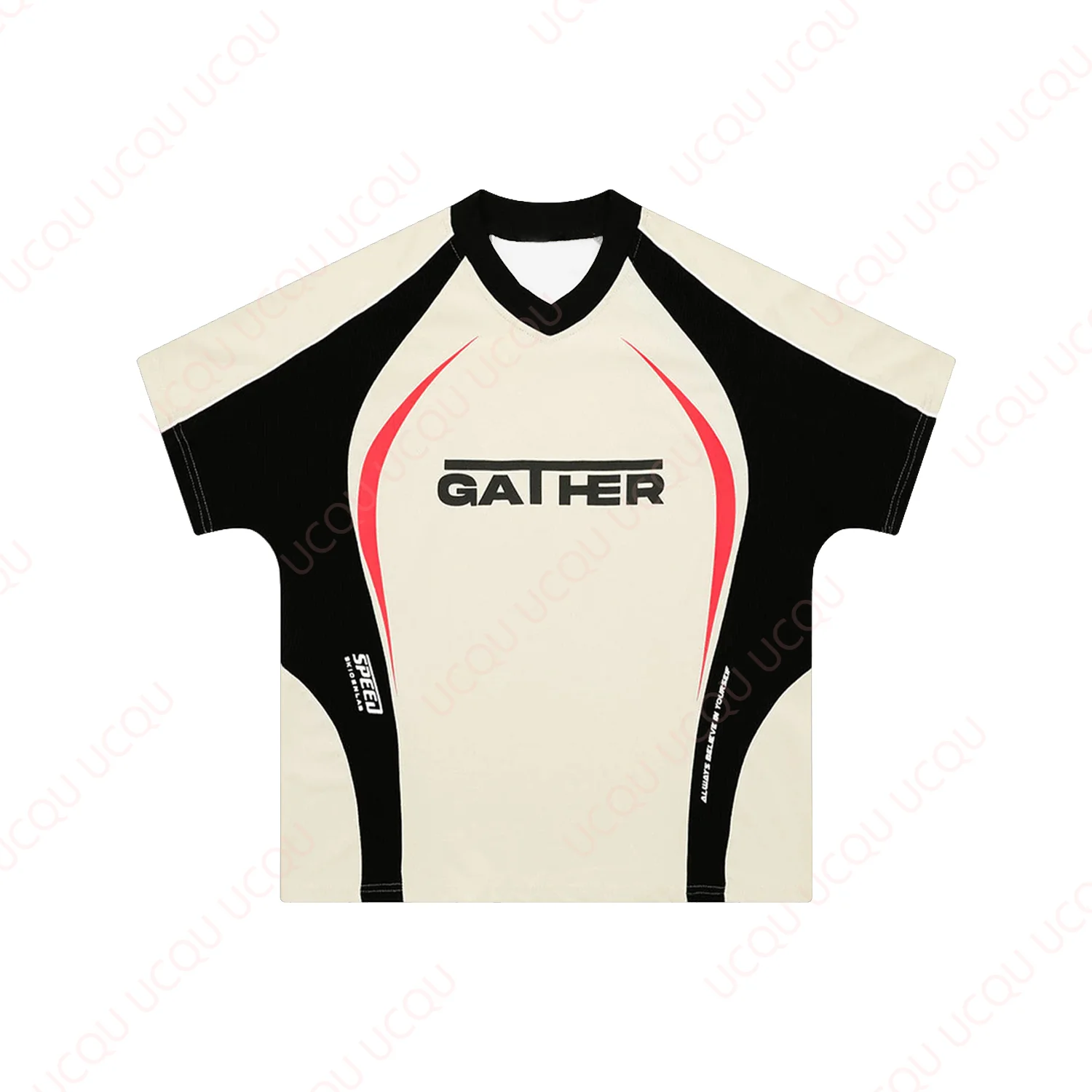 대비 색 스티치 티셔츠 최신 야외 저지 여름 클래식 티 성인 느슨한 운동 오토바이 저지