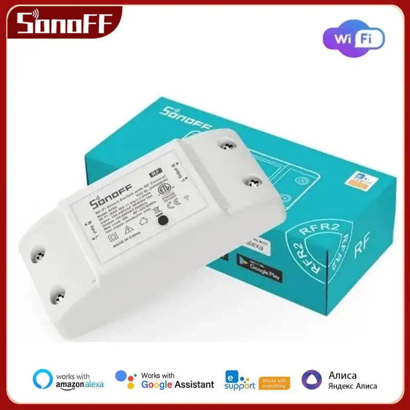 

SONOFF BASICR4 WiFi Switch DIY Universal Breaker Relay Moudle Timer Smart Home Magic Switch Mode eWeLink Wireless Remote Control