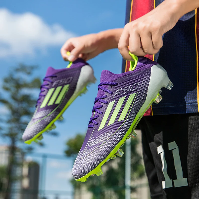 Description Picture 5 of itemOutdoor Men Sneakers Soccer Shoes Football Boots Ankle Cleats Professional Sport Wholesale Drop Shipping Futsal Unisex Grass