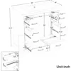 36 Inch Bathroom Sink with Sink, Standalone Single Basin Sink Set, Cabinet with 6 Drawers and Adjustable Shelves 3