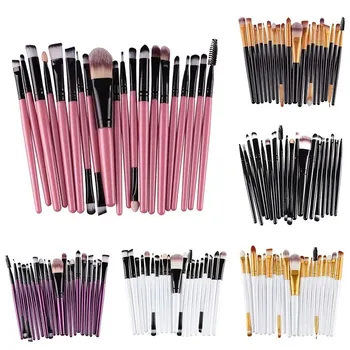 20Pcs Makeup Brush Set Beauty Makeup Concealer Brush Blush Loose Powder Brush  Highlighter Foundation Eye Shadow Brush Tools 1