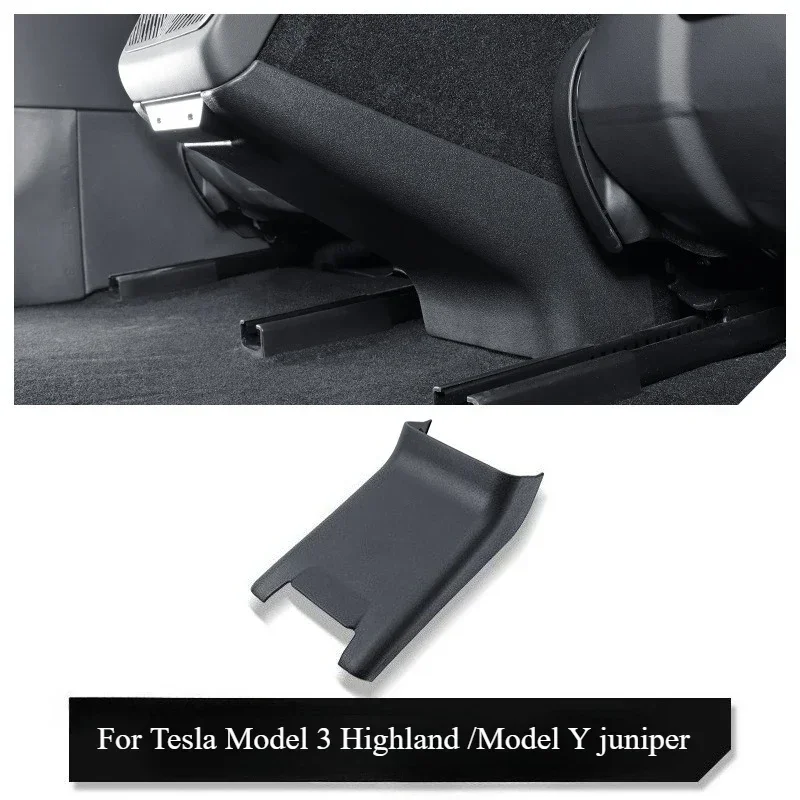 Car Seat Cover For Tesla Model Y Juniper 2025 Model 3 Highland Armrest Rear Seat Anti-Kick Board Panel Cover TPE Child Anti Dirty Kickproof Mat