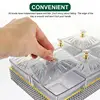 1 set of Snacks Plate Appetizer Platter Dish Household Fruit Desserts Candy Plate Dried Fruit Snack for Party Pastry Nuts Dish 3