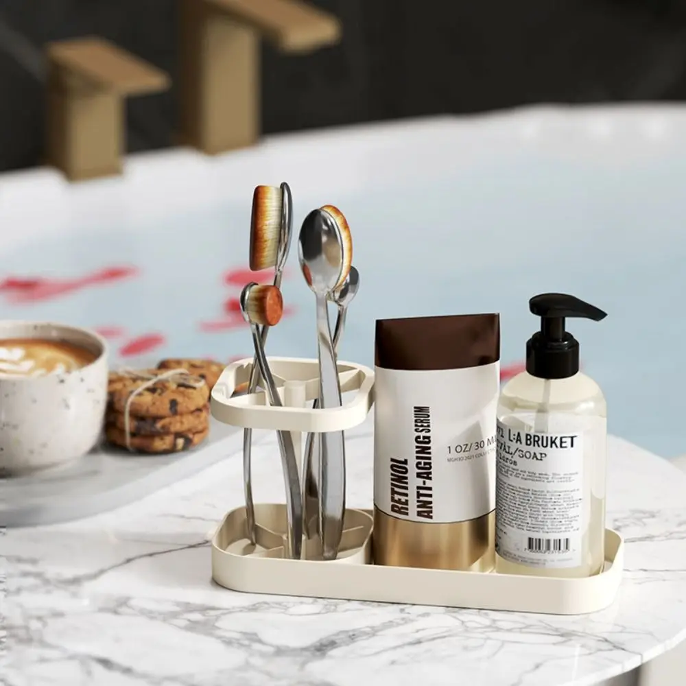 New Multifunctional Toothpaste And Toothbrush Rack Storage Tray Mouthwash Cup Set Bathroom Organizer Household Toothbrush Holder
