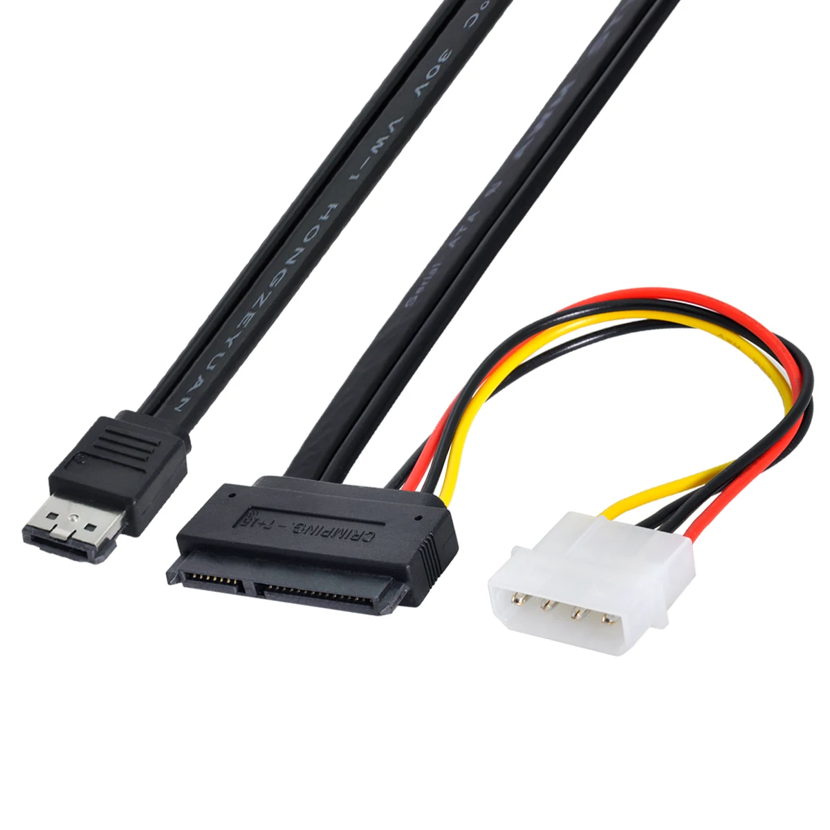 

Cablecc CYDZ Power eSATA Combo to SATA 22Pin IDE 5V 12V for 3 5" 2 5" Hard Disk Cable 50cm