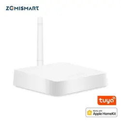 ZemiSmart Zigbee Hub Work with HomeKit Home App Linkage Tuya Smart Devices Home Siri Homepod Bridge Voice Control